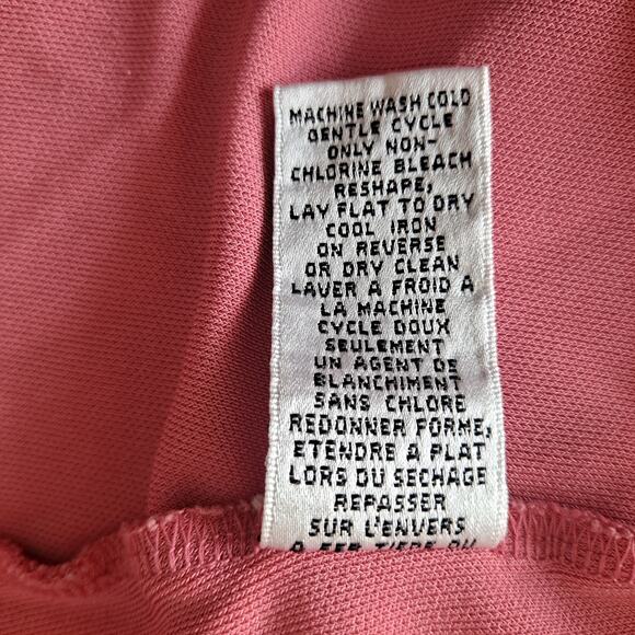 Talbots A-Line Dress Sleeveless Empire Waist A-Line Midi Pink Womens Size 12 - Picture 10 of 10